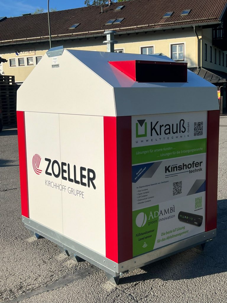 Wir sind auf der IFAT, der Weltmesse der Entsorgungsbranche, Kreislaufwirtschaft und Umwelttechnologie in München. Gerne besuchen Sie uns bei unserem Partner ADAMBI in Halle A5, Stand 509 oder besichtigen unseren Depotcontainer „Zoeller“ auf dem Freigelände bei der „truck in action show“ des VAK Platz FM.713/1. Wir freuen uns auf Ihren Besuch.